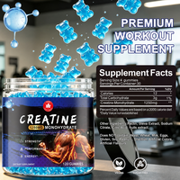 Gummies de créatine en gros pour OEM – Croissance musculaire, force, supplément énergétique pré-entraînement, créatine monohydrate 1250mg à croquer