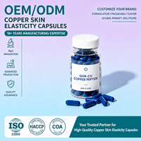 Capsules d'élasticité cutanée au cuivre OEM ODM Marque privée Vente en gros Complément raffermissant pour la peau et le corps, et soutien capillaire