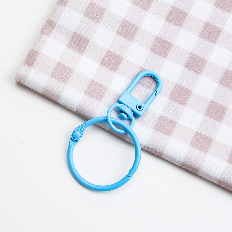 Loquet de porte bleu, clip de 3 cm