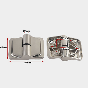 Charnières à fermeture automatique en acier inoxydable pour cloisons de toilettes publiques et portes de cabines de toilettes - Product Image 4