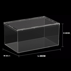<span class=keywords><strong>Terrarium</strong></span> en acrylique <span class=keywords><strong>pour</strong></span> gecko, lézard, serpent, grenouille arboricole et <span class=keywords><strong>tortue</strong></span> - Habitat éco-désertique/amphibien <span class=keywords><strong>pour</strong></span> l'installation - Product Image 2