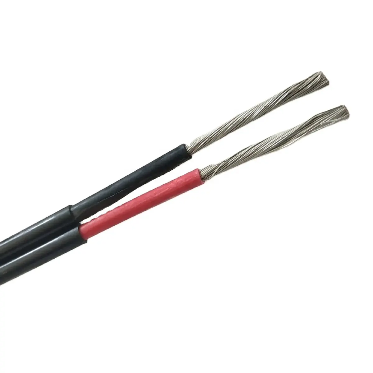 TUV Approval 2 Core Double DC Solar Cable Core 1.5mm2 DC Solar Cable 1.6mm power cable wire electric