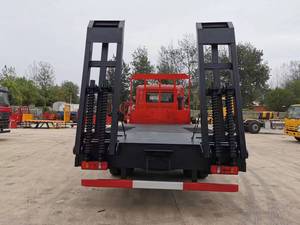 Camion plateau Dongfeng 4X2, Camion de transport de machines de construction Dongfeng 4X2, Porte-chargeurs à plateau Dongfeng 4X2, Dongfeng 4x2 plateau - Product Image 5