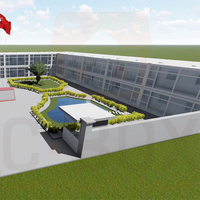 Contenant plat simulé afrique du sud, conteneur pliable, maisons maisons d'hôtel pour vente, livraison gratuite