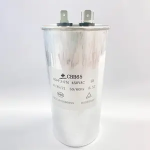 Condensadores de arranque CBB65 de alta calidad personalizados para aire acondicionado-20UF a 55UF