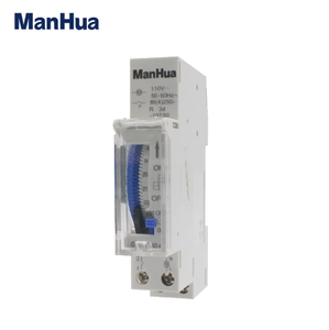 Manhua SUL180a 220V AC 16A/20A <span class=keywords><strong>Programmable</strong></span> Minuterie Mécanique <span class=keywords><strong>Interrupteur</strong></span> 24 Heures <span class=keywords><strong>Horaire</strong></span> Quotidien Boîtier Transparent Entrée Rail Din - Product Image 3