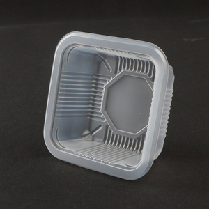 Food Grade Transparent Disposable Recyclable PP <strong>Individual</strong> Moon <strong>Cake</strong> <strong>Boxes</strong> Small Square Plastic Packaging Container for Pastries - Product Image 4
