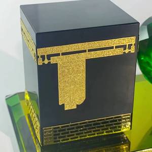 Juego de Decoración de Mesa con Forma de Camello para Ramadán, Encantador Juego de Decoración Festiva con Temática Islámica para el Hogar, Linterna de Cristal con Patrón - Product Image 4