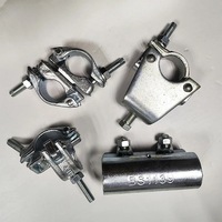 Coupleurs de coffrage en acier Q235 galvanisé pressé, double coupleur, boulons de qualité 8.8, norme EN74/BS139 pour la construction