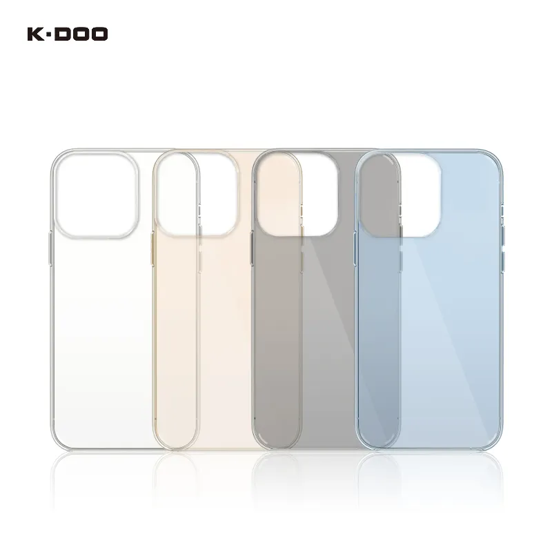 K-doo Guardian Clear Case Cover posteriore in cristallo antiurto custodia trasparente antigraffio per iPhone13/13mini/13pro/13promax