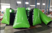Bâches gonflables de paintball très demandées, hautes, rouges et jaunes, en PVC, écologiques, durables, personnalisables pour le sport