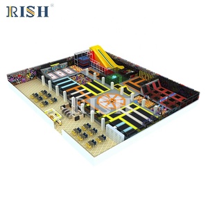 Parque <span class=keywords><strong>de</strong></span> Trampolines Multifuncional con Laberinto, Área <span class=keywords><strong>de</strong></span> Juegos Interior Grande para Niños, Equipo Comercial para Parques <span class=keywords><strong>de</strong></span> Diversión - Product Image 4