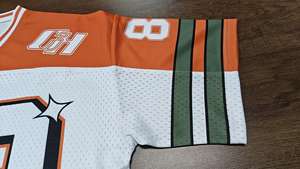 Jersey Personalizado de Corte Cuadrado para Mujer de Manga Corta Estilo Retro Fútbol, Playera Corta de Malla Transpirable de Secado Rápido para Moda Urbana - Product Image 4