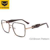 Gafas de Metal y Acetato FEROCE Pretty Lady, Monturas Ópticas de Lujo, Alta Calidad, Nuevo Diseño de Gafas MF7772, a la Moda