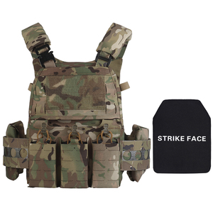 Rompi Taktis SIVI Custom Logo Quick Release Chaleco De Peso dengan Pelindung Plat dan Kantong Magazen untuk Latihan - Product Image 1