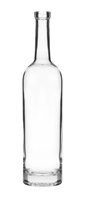 Vodka importée d'origine, livrée en usine, dans une bouteille en verre transparente robuste avec bouchon