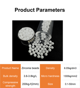 Cuentas de cerámica de circonia 95, alta resistencia al impacto, medios de molienda de superficie lisa para aplicaciones industriales - Product Image 4
