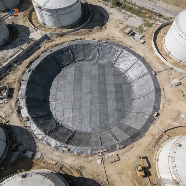 Smooth HDPE Lining Anti-UV ASTM Virgin Material 1.5mm Geomembrane Pond Liner for Oil Tank Secondary Containment