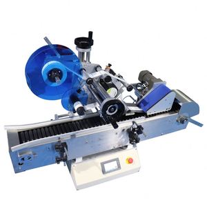 Nouvelle machine d'étiquetage automatique horizontale de bureau pour bouteilles rondes, étiqueteuse pour flacons oraux - Product Image 1