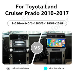 ZWautel 12,3 ''Android 14 Radio de coche para Toyota Land Cruiser <span class=keywords><strong>Padro</strong></span> 2010-2017 GPS inalámbrico Carplay unidad principal HD reproductor Multimedia - Product Image 2