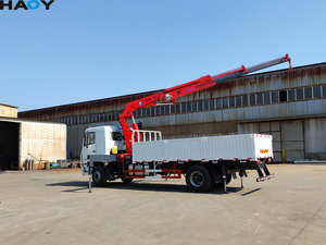 Grúa Hidráulica Articulada Montada en Camión de 12 Toneladas, Elevador de Construcción, Pequeña Grúa en Venta - Product Image 3