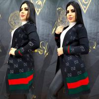 Nouvelle Collection – Manteau Long en Tricot pour Femme – Cardigan et Cape – Vêtements d'Hiver pour Femme