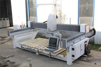 Machine de découpe de pierre à 5 axes, scie à pont CNC pour la découpe de granit, machine de découpe de pierre à pont