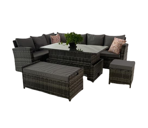 Ensemble <span class=keywords><strong>de</strong></span> canapés modernes <span class=keywords><strong>en</strong></span> rotin 9 places, mobilier <span class=keywords><strong>de</strong></span> jardin <span class=keywords><strong>en</strong></span> osier durable pour extérieur, <span class=keywords><strong>table</strong></span> relevable, salon, cour, parc - Product Image 3