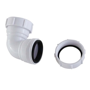 Raccord d'angle de cuisine 40 mm pour connecteur de tuyau à 90 degrés, adaptateur de tuyau 2 voies 40 mm, connecteur d'angle à compression pour évacuation - Product Image 2