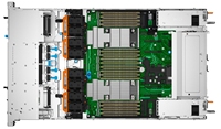 Serveur en rack de déploiements haute densité R670 avec 6 processeurs Intel Xeon technologie d'alimentation et de refroidissement intelligente en stock