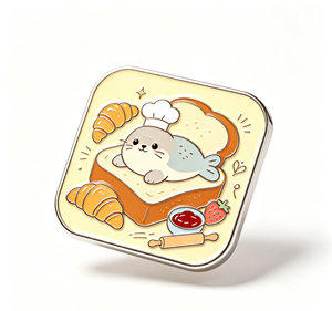Pin Esmaltado de Animales Kawaii, Broche 3D de Mascotas, Insignia de Solapa de Aleación de Zinc para Decoración de Chaquetas y Bolsos - Product Image 4