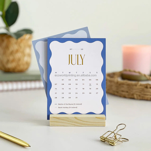 Tùy Chỉnh Thiết Kế Giấy In Ấn Nhà Máy Trực Tiếp Bán Món Quà Tốt Nhất Sang Trọng Văn Phòng Kinh Doanh 2025 Bàn Lịch - Product Image 4