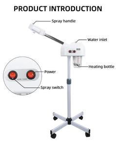 Vapor Facial caliente Vaporizador profesional Vaporizador Facial Vapor Facial Negro Hot Spa Mist Nano Pulverizador Cara Sauna Vapor - Product Image 3