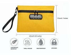 Custom <strong>Smell</strong> <strong>Proof</strong> <strong>Bag</strong> For Smoking Accessories Carbon Lined Smellproof Odor <strong>Proof</strong> Stash Travel <strong>Bags</strong> With Combination Lock - Product Image 6
