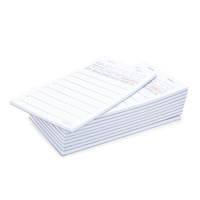 Carnets de commandes pour clients de restaurant, blocs-notes numérotés pour serveurs de 6,75 po x 3,5 po, 50 feuilles par bloc, livrets de commandes détachables pour cafés et bars