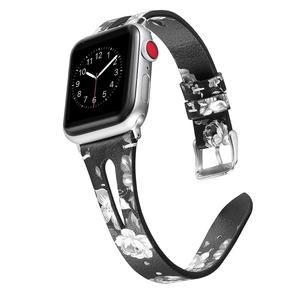 Leather <span class=keywords><strong>Watch</strong></span> Strap Band For <span class=keywords><strong>Apple</strong></span> iWatch Women's Men's Sports Strap Replacement Cool <span class=keywords><strong>Bracelet</strong></span> - Product Image 5