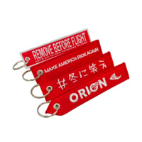Porte-clés brodés personnalisés en tissu sur mesure pour cadeaux, événements promotionnels et souvenirs avec logo de marque