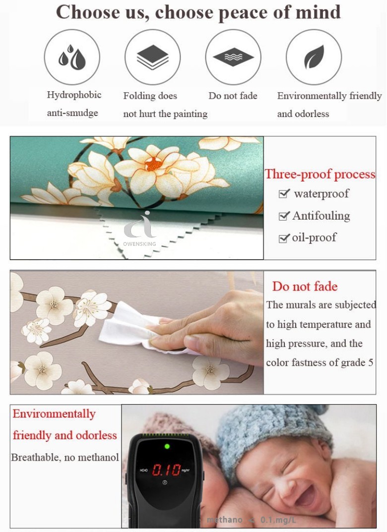 Creative Personality 3D Wall paper Ceiling Bedroom Bedside Decoration Poster Wall Arrangement Wallpaper