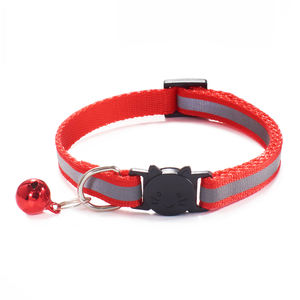 Nuevo <span class=keywords><strong>Collar</strong></span> Ajustable de Nailon para Mascotas con Campana, Bonito, Duradero y con Función de Liberación Rápida para Perros y Gatos - Product Image 3