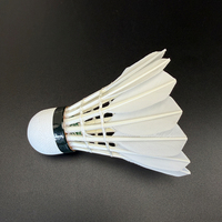 SNOWPEAK C1136 Volant de badminton en plumes d'oie de qualité supérieure, trajectoire stable, qualité tournoi, faible MOQ, personnalisable