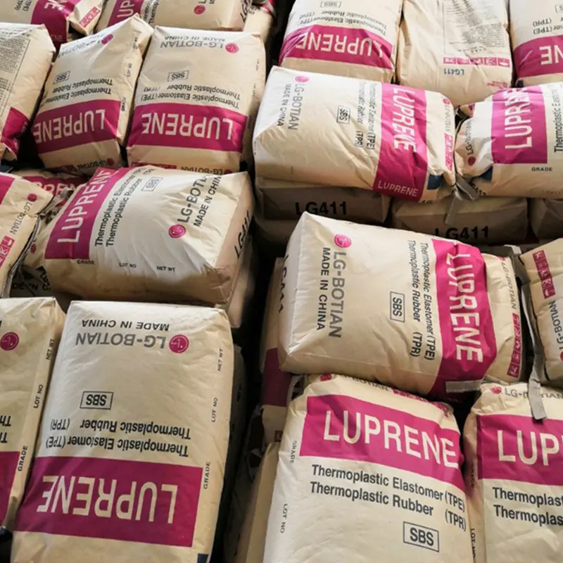 Butiran daur ulang virgin sbs granule 411 501 bahan mentah kualitas terbaik untuk aplikasi senyawa granule