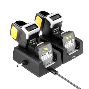 Kit combinado de escáner de código de barras con anillo de dedo HENEX H500, inventario de almacén, lector de datos inalámbrico BT rs5100, escáner portátil similar - Product Image 3