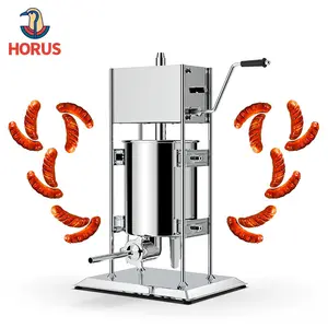 Prix usine 10L Remplisseur de saucisses commercial professionnel manuel de remplissage de hot-dogs faisant la machine