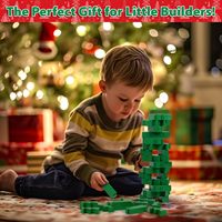 Blocs en bois avec logo personnalisé, jeu à empiler, tour de culbutage, équilibre, décor de Noël, arbre, fête de famille, jeu de dominos amusant