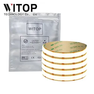 Mới nhất mô hình hàng tăng gấp đôi 12 mét 600LED 24V COB LED Strip ánh sáng mật độ cao CRI 90 tuyến tính ánh sáng mật độ cao đèn dải