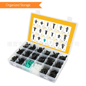 Kit de Sujetadores para Auto, 360 Piezas, Clips de Plástico para Reparación de Automóviles con Herramientas y Bridas para Cables - Product Image 2