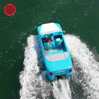 Bateau à moteur à essence pour enfants, équipement d'attraction de parc aquatique, manège aquatique, bateau à moteur rapide pour parc d'attractions aquatiques