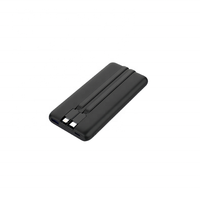 Batteries externes portables numériques à charge rapide 22,5 W 10000 mAh 20000 mAh avec câbles intégrés