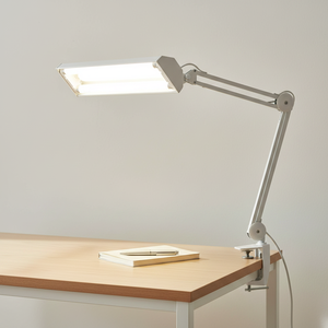 Adjustable Swing Arm Fluorescent Desk Lamp with Clamp 3-<b>Light</b> Full Drafting Bright Workbench Task <b>Light</b> for Reading - Product Image 6