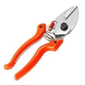 8" Professional 2024 Sharp Anvil Pruning Shears Tree Trimmers Secateurs Hand Pruner Garden Shears With SK5 Blade Pruning Shears